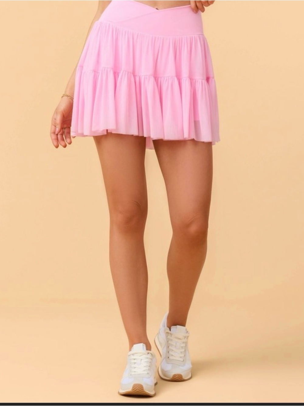 NWT size L Blogilates pink ballerina skort
